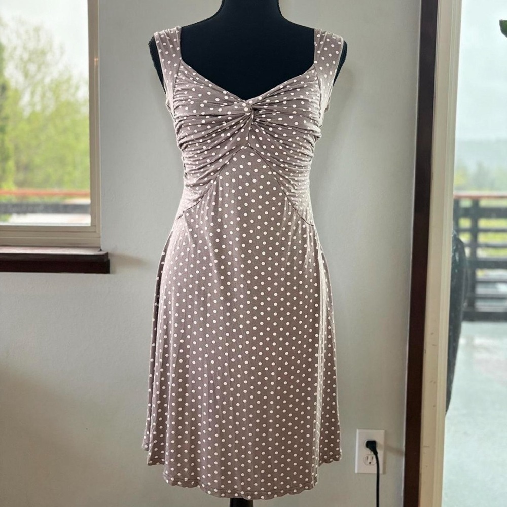 Cute Polka dot Grey dress